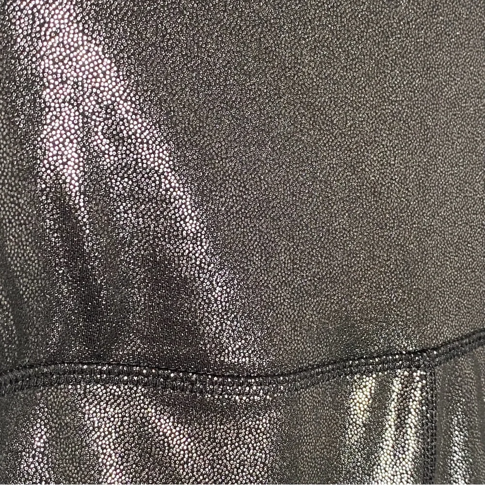 DSG Black Sliver Metallic Side Pocket Leggings